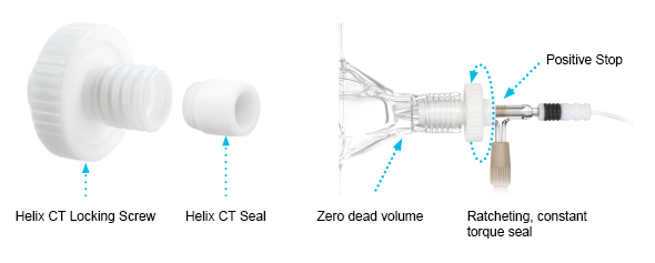 Quartz Spray Chamber for IsoMist LOL V2 Extended Assembly