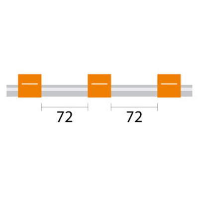 [0.89-ORG3B] PVC Pump Tube 3tag 0.89mm ID Orange/Orange (PKT 12)