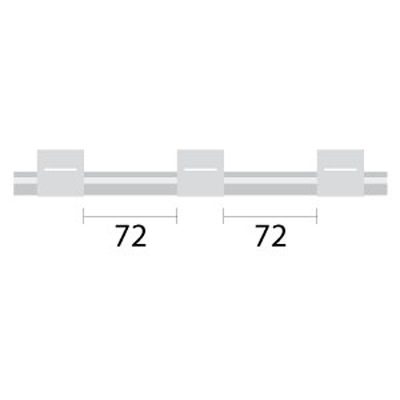 [1.02-WHT3B-F] Contour Flared End PVC Pump Tube 3tag 1.02mm ID White/White (PKT 6)