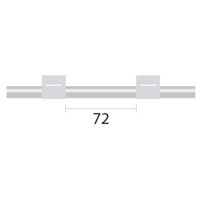 [1.02-WHT-S] PVC Pump Tube Short 2tag 1.02mm ID White/White (PKT 12)