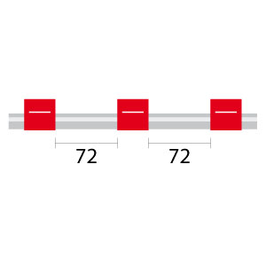 [1.14-RED3B] PVC Pump Tube 3tag 1.14mm ID Red/Red (PKT 12)
