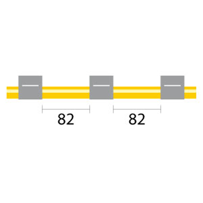 [1.30-GRY3B-SF-F] Contour Flared End Solva Flex Pump Tube 3 tag 1.30mm ID Grey/Grey (PKT 6)