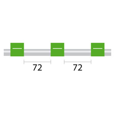 [1.85-GRN3B] PVC Pump Tube 3tag 1.85mm ID Green/Green (PKT 12)