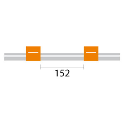 [0.89-ORG-F] Contour Flared End PVC Pump Tube 2tag 0.89mm ID Orange/Orange (PKT 6)