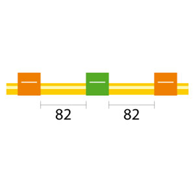 [0.38-OG3B-SF-F] Contour Flared End Solva Flex Pump Tube 3 tag 0.38mm ID Orange/Green (PKT 6)