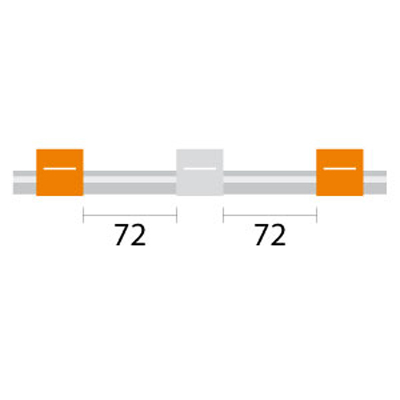 [0.64-OW3B] PVC Pump Tube 3tag 0.64mm ID Orange/White (PKT 12)